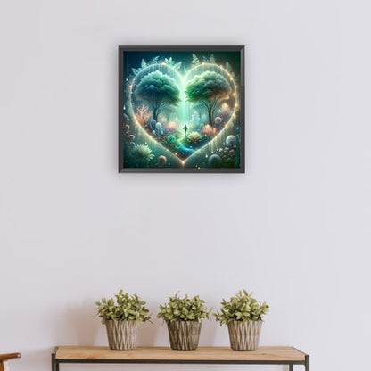 Diamond Painting - Full Round - love tree of life (30*30CM)