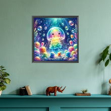 Load image into Gallery viewer, Diamond Painting - Full Round - rainbow bubble jellyfish (30*30CM)
