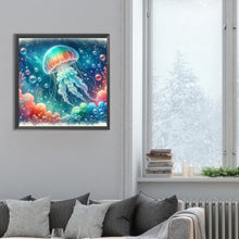 Load image into Gallery viewer, Diamond Painting - Full Round - rainbow bubble jellyfish (30*30CM)
