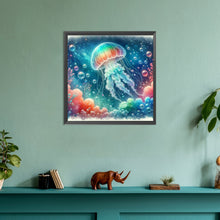 Load image into Gallery viewer, Diamond Painting - Full Round - rainbow bubble jellyfish (30*30CM)
