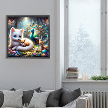 Load image into Gallery viewer, Diamond Painting - Full Round - Forest Animal Conference (30*30CM)
