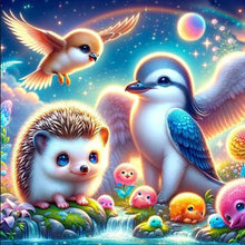 Load image into Gallery viewer, Diamond Painting - Full Round - Forest Animal Conference (30*30CM)
