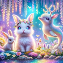 Load image into Gallery viewer, Diamond Painting - Full Round - Forest Animal Conference (30*30CM)

