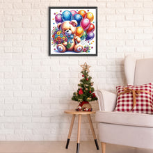 Load image into Gallery viewer, Diamond Painting - Partial Special Shaped - birthday teddy bear (30*30CM)
