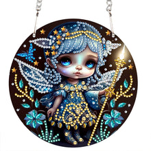 Load image into Gallery viewer, Acrylic Dragon and Witch Single-Sided 5D DIY Diamond Painting Hanging Pendant
