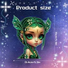 Load image into Gallery viewer, Acrylic Dragon and Witch Single-Sided 5D DIY Diamond Painting Hanging Pendant
