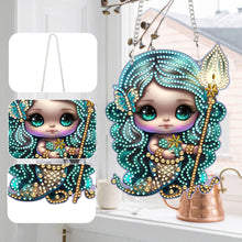 Load image into Gallery viewer, Acrylic Dragon and Witch Single-Sided 5D DIY Diamond Painting Hanging Pendant
