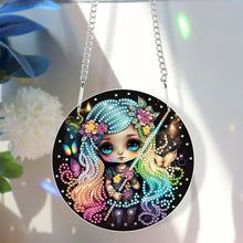 Load image into Gallery viewer, Acrylic Dragon and Witch Single-Sided 5D DIY Diamond Painting Hanging Pendant
