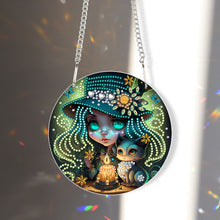 Load image into Gallery viewer, Acrylic Dragon and Witch Single-Sided 5D DIY Diamond Painting Hanging Pendant
