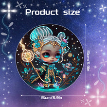 Load image into Gallery viewer, Acrylic Dragon and Witch Single-Sided 5D DIY Diamond Painting Hanging Pendant
