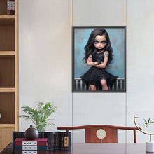Load image into Gallery viewer, Diamond Painting - Full Round - sweet cool girl (40*50CM)

