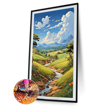 Load image into Gallery viewer, Diamond Painting - Full Round - hillside fields (40*60CM)

