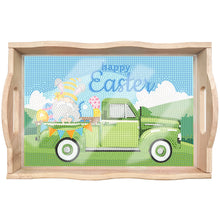 Load image into Gallery viewer, Easter Bunny Diamond Painting Nesting Food Trays with Handle for Serving Food
