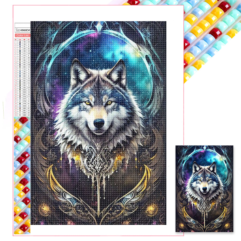 Diamond Painting - Full Square - Wolf (40*60CM)