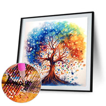Load image into Gallery viewer, Diamond Painting - Full Round - colorful tree (30*30CM)
