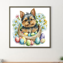 Load image into Gallery viewer, Diamond Painting - Full Round - easter puppy (30*30CM)
