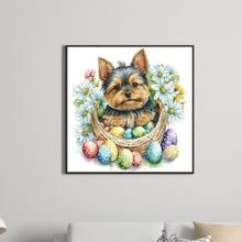 Load image into Gallery viewer, Diamond Painting - Full Round - easter puppy (30*30CM)
