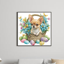 Load image into Gallery viewer, Diamond Painting - Full Round - easter puppy (30*30CM)
