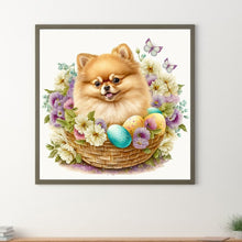 Load image into Gallery viewer, Diamond Painting - Full Round - easter puppy (30*30CM)
