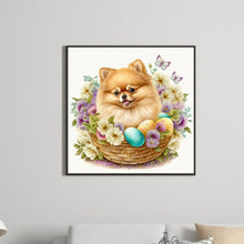 Load image into Gallery viewer, Diamond Painting - Full Round - easter puppy (30*30CM)
