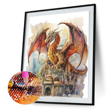 Load image into Gallery viewer, Diamond Painting - Full Round - Winged Dragon (40*50CM)
