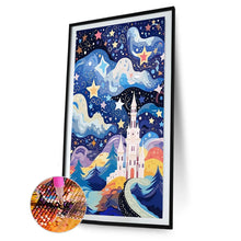 Load image into Gallery viewer, Diamond Painting - Full Round - Abstract starry sky castle (40*60CM)
