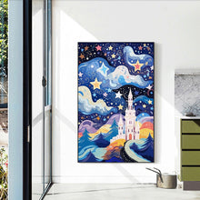 Load image into Gallery viewer, Diamond Painting - Full Round - Abstract starry sky castle (40*60CM)

