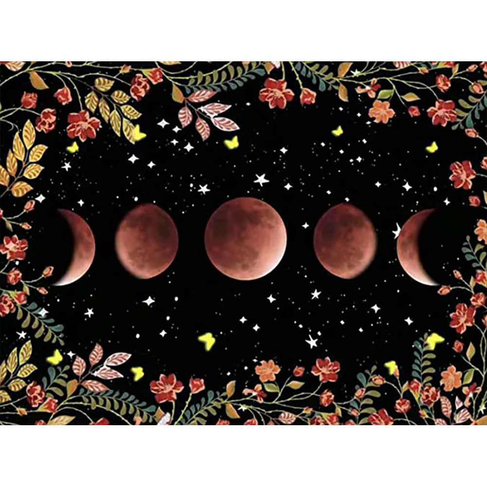 Diamond Painting - Full Round - Moon (60*45CM)