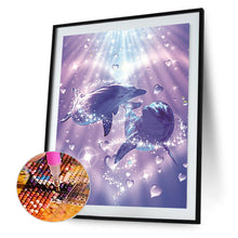 Load image into Gallery viewer, Diamond Painting - Full Round - dolphin (50*60CM)

