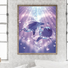 Load image into Gallery viewer, Diamond Painting - Full Round - dolphin (50*60CM)

