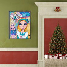 Load image into Gallery viewer, Diamond Painting - Full Round - blonde girl (40*50CM)
