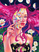 Load image into Gallery viewer, Diamond Painting - Full Round - moon girl (40*50CM)
