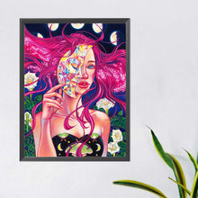 Load image into Gallery viewer, Diamond Painting - Full Round - moon girl (40*50CM)
