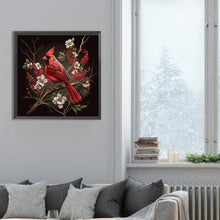 Load image into Gallery viewer, Diamond Painting - Full Round - cardinal (30*30CM)
