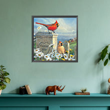 Load image into Gallery viewer, Diamond Painting - Full Round - cardinal (30*30CM)
