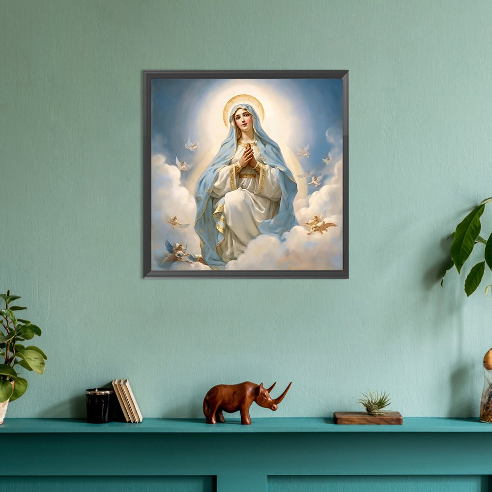 Diamond Painting - Full Round - virgin mary (30*30CM)