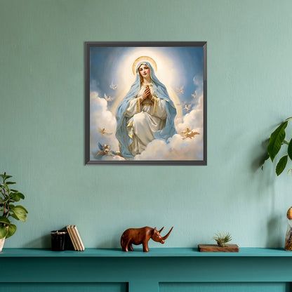 Diamond Painting - Full Round - virgin mary (30*30CM)