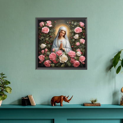 Diamond Painting - Full Round - virgin mary (30*30CM)