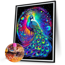 Load image into Gallery viewer, Diamond Painting - Full Round - Colorful peacock (40*50CM)

