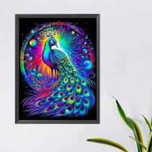 Load image into Gallery viewer, Diamond Painting - Full Round - Colorful peacock (40*50CM)
