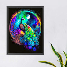 Load image into Gallery viewer, Diamond Painting - Full Round - Colorful peacock (40*50CM)
