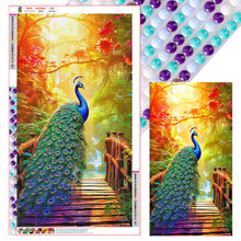 Load image into Gallery viewer, Diamond Painting - Full Round - Peacock under the scorching sun (40*70CM)
