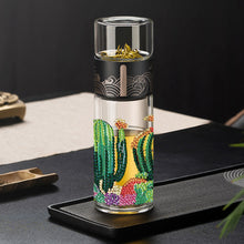 Load image into Gallery viewer, 4 Pcs Animal Cartoon Diamond Sticker Girl Queen Diamond Painting Sticker for Cup
