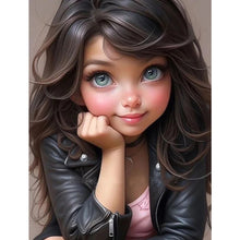Load image into Gallery viewer, Diamond Painting - Full Square - sweet cool girl (30*40CM)
