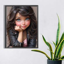 Load image into Gallery viewer, Diamond Painting - Full Square - sweet cool girl (30*40CM)
