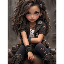 Load image into Gallery viewer, Diamond Painting - Full Square - sweet cool girl (30*40CM)
