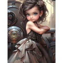 Load image into Gallery viewer, Diamond Painting - Full Square - sweet cool girl (30*40CM)
