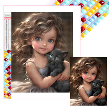 Load image into Gallery viewer, Diamond Painting - Full Square - sweet cool girl (30*40CM)
