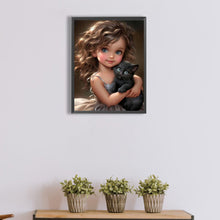 Load image into Gallery viewer, Diamond Painting - Full Square - sweet cool girl (30*40CM)
