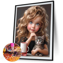 Load image into Gallery viewer, Diamond Painting - Full Square - Cute girl character series (40*50CM)
